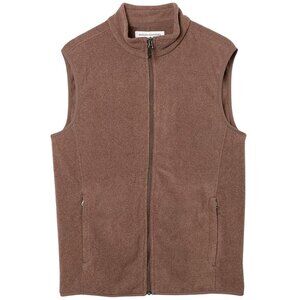 Men's Brown Fleece Vest